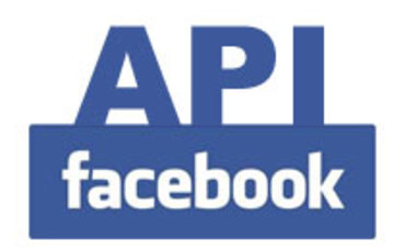 Fb api. API Facebook. API logo.