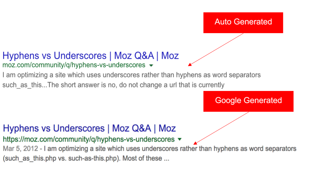 serp q&a results comparison