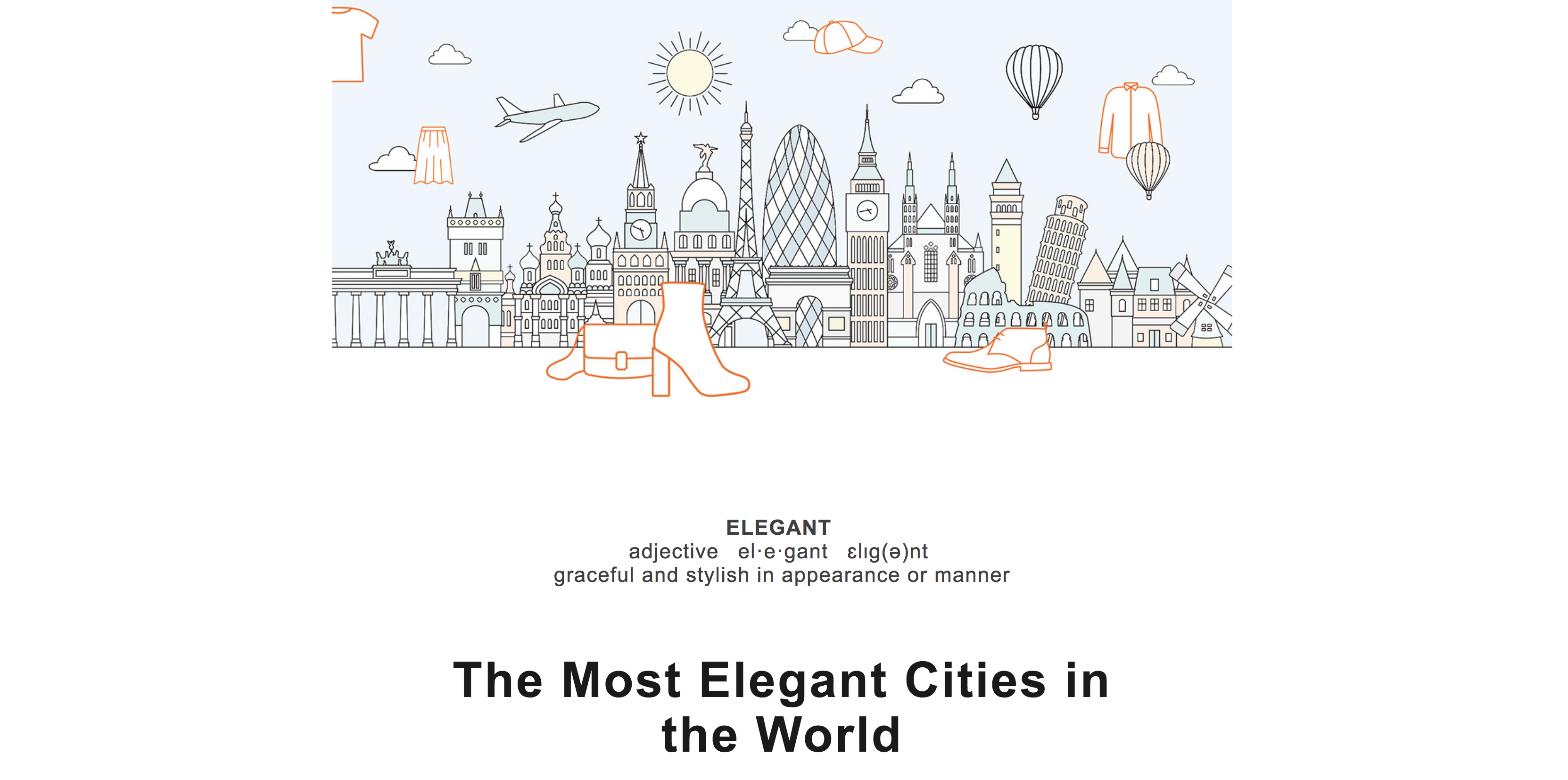 Example of Zalando's most elegant cities