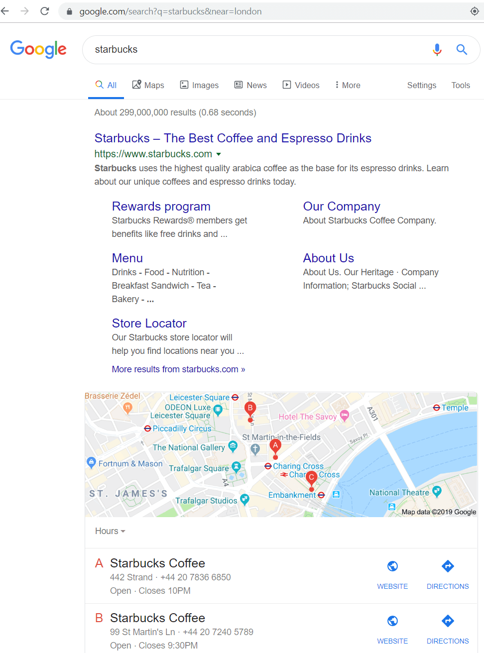 How to check Google search results for different locations