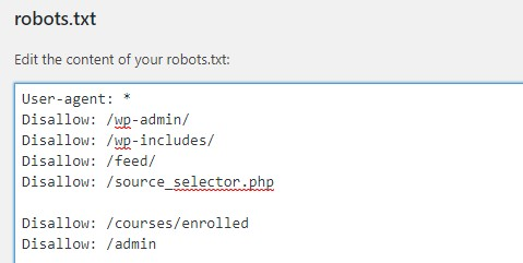 technical seo performance tool for a robotstxt file