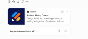 chatgpt ads
