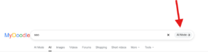 Google ai mode button