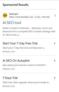 URL breadcrumbs for sitelinks