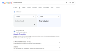 google translate