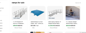 view counts in Shopping tab results