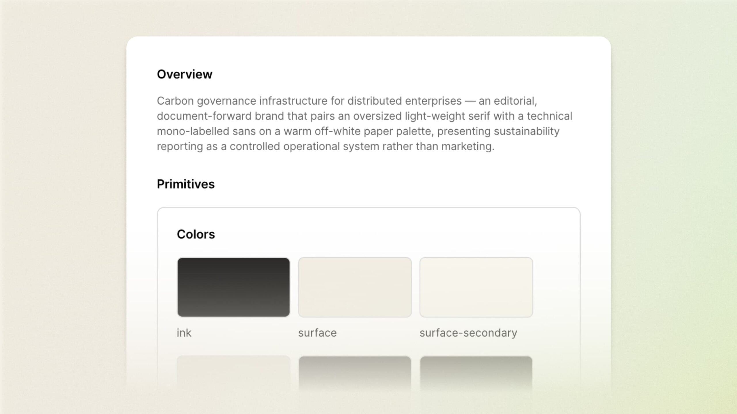 Webflow's supplied example of the brand and campaign brief workflow