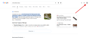 Google shows cart icon by default in Search