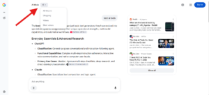 Google tests new tab menu design in AI Mode-1
