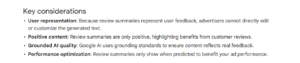 Key considerations