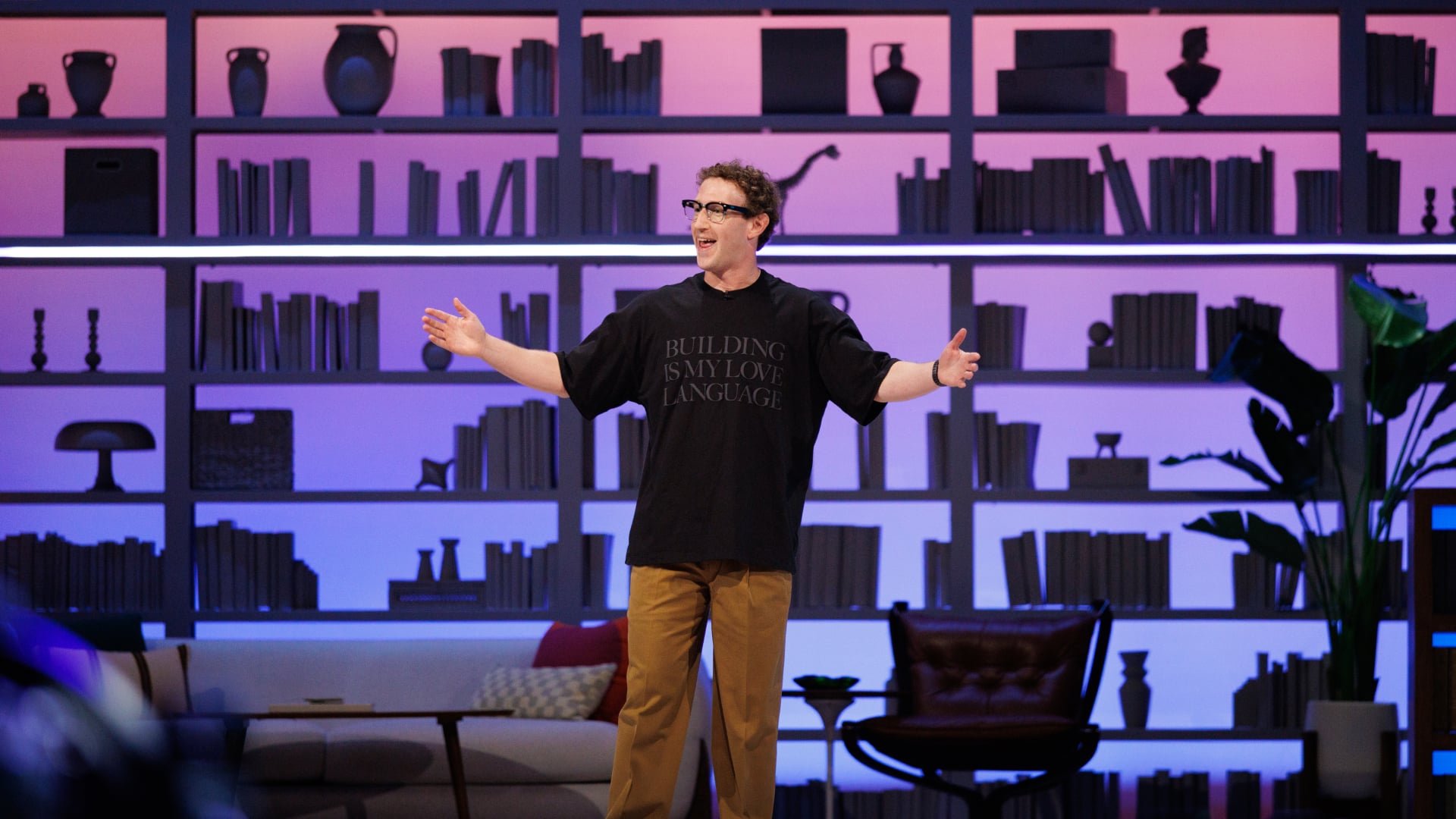 Mark Zuckerberg on stage at Connect 2026