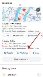 WhatsApp button