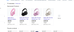 white box design in Shopping ads
