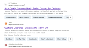 light blue bubbles for sitelinks on desktop