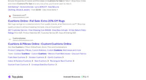 more blue link in yahoo ads