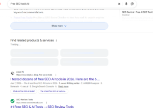 new loading animation for related products and services section