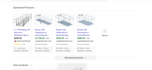 shopping ads that show key product features