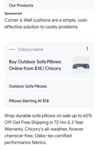 AI Mode ads now get a sticky heading