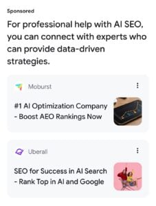 two ads at the bottom