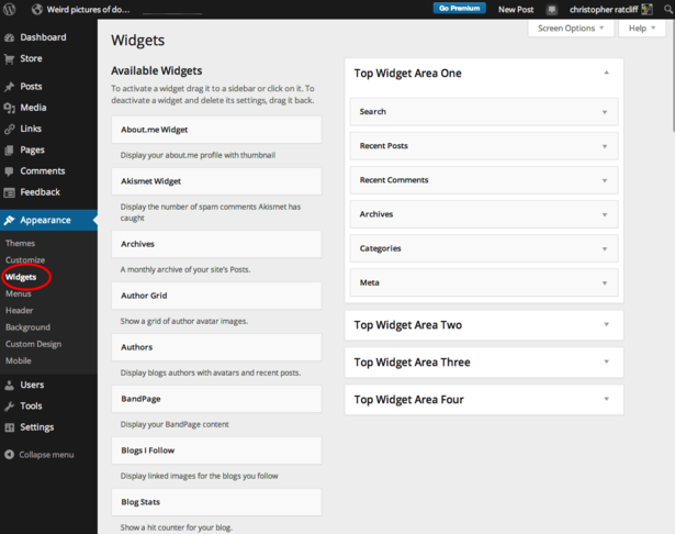 widgets-wordpress