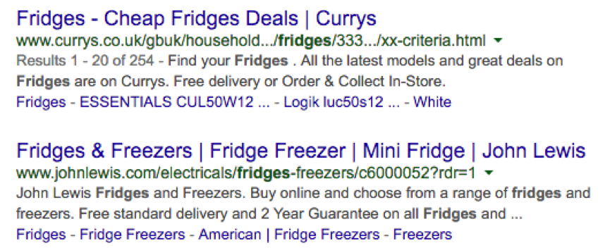 currys meta description