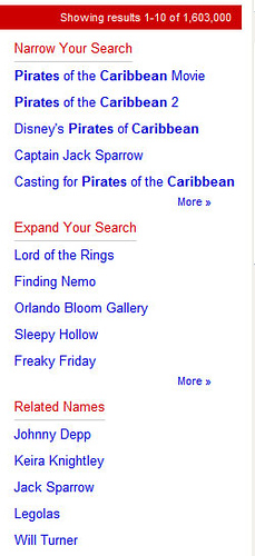 Query Refinement On Ask