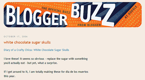 Accidental Post To Google's Blogger Buzz