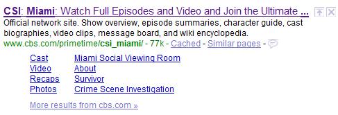sitelinksfirstresult041709.jpg