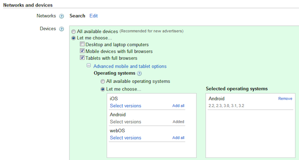 mobile-os-version-targeting-networks-devices-adwords