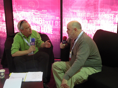 Jim Hedger and Greg Jarboe at SES New York 2009.jpg