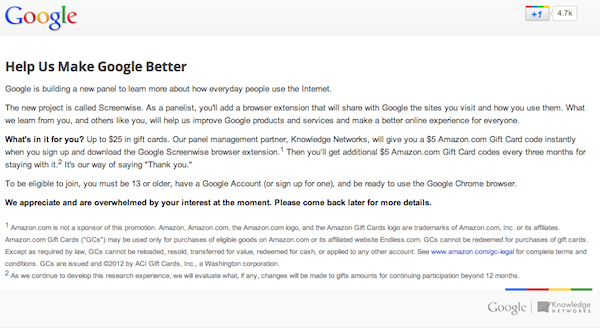 google-screenwisepanel-page