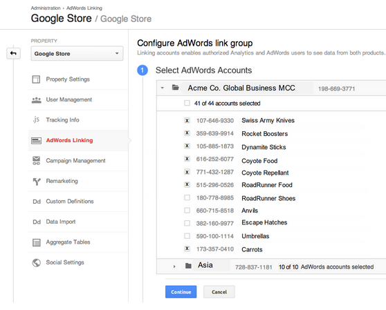 Google Analytics Configure AdWords Link Group Google Analytics Configure AdWords Link Group