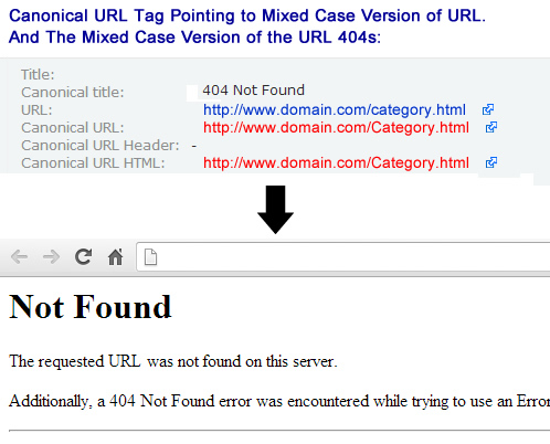 Canonical errors found during recrawl Canonical errors found during recrawl