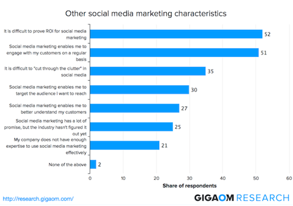 Other social media marketing characteristics Other social media marketing characteristics
