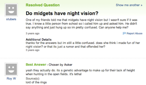 yahoo-answers-do-midgets-have-night-vision yahoo-answers-do-midgets-have-night-vision