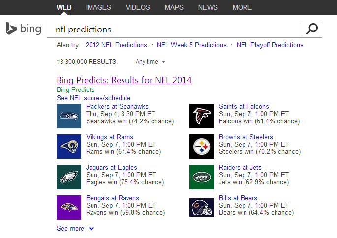 Bing and Google Are Ready for Some Football - Search Engine Watch