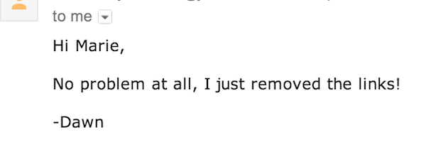 Link Removal Link Removal