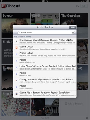 Flipboard Powered by Blekko