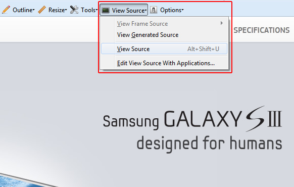 Web Developer View Source Web Developer View Source