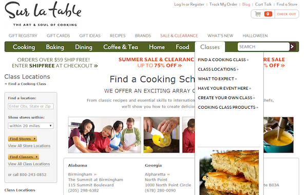 sur-la-table-classes