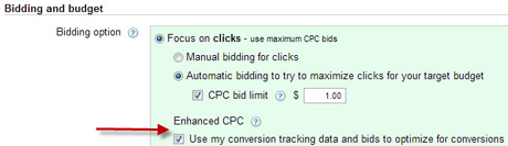 AdWords Enhanced CPC