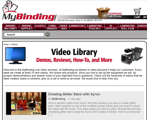 my-binding-video-library