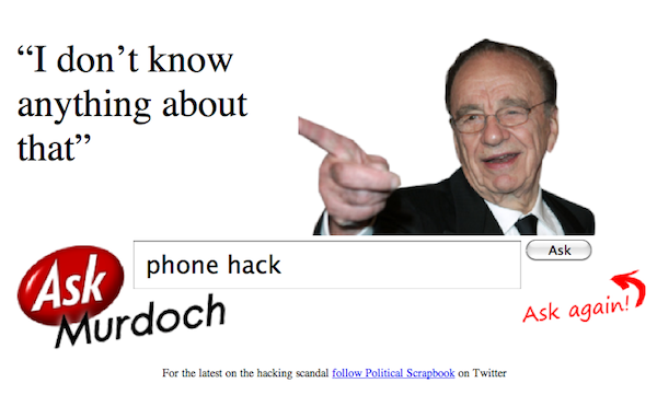 Ask Murdoch Spoof Search Engine