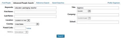 linkedin advanced people search