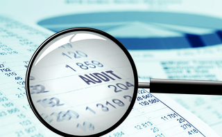 Audit magnifying glass