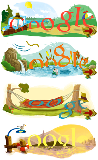 Summer Solstice Google Doodles 2010
