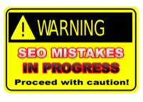 warning-seo-mistakes-in-progress