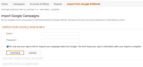 import-google-campaigns