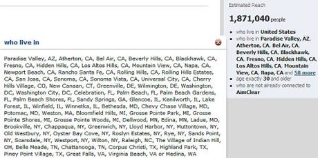 Facebook Wealthy GEO