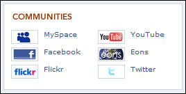 Hillary Clinton social communities